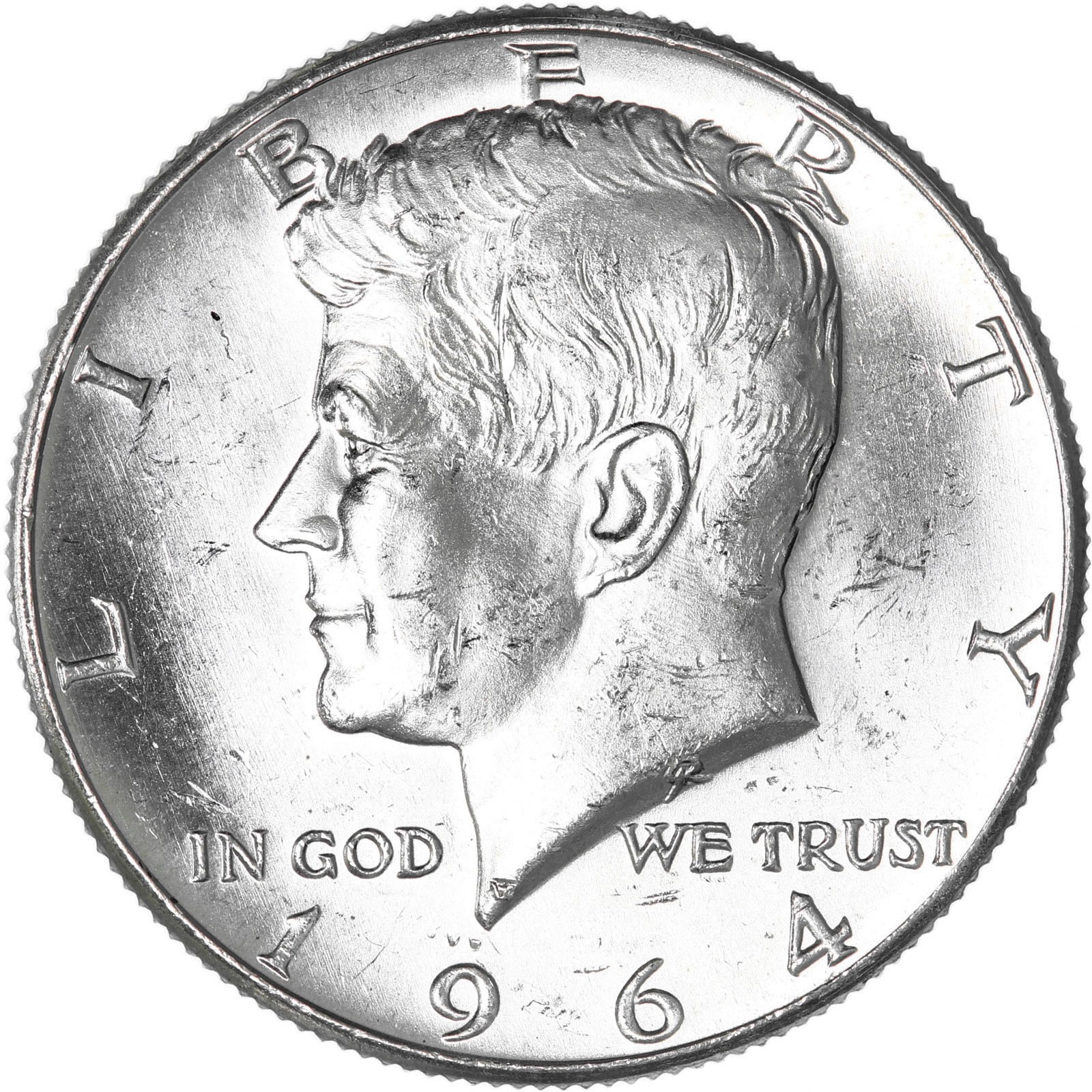 1964 (P) Kennedy Half Dollar 90% Silver BU