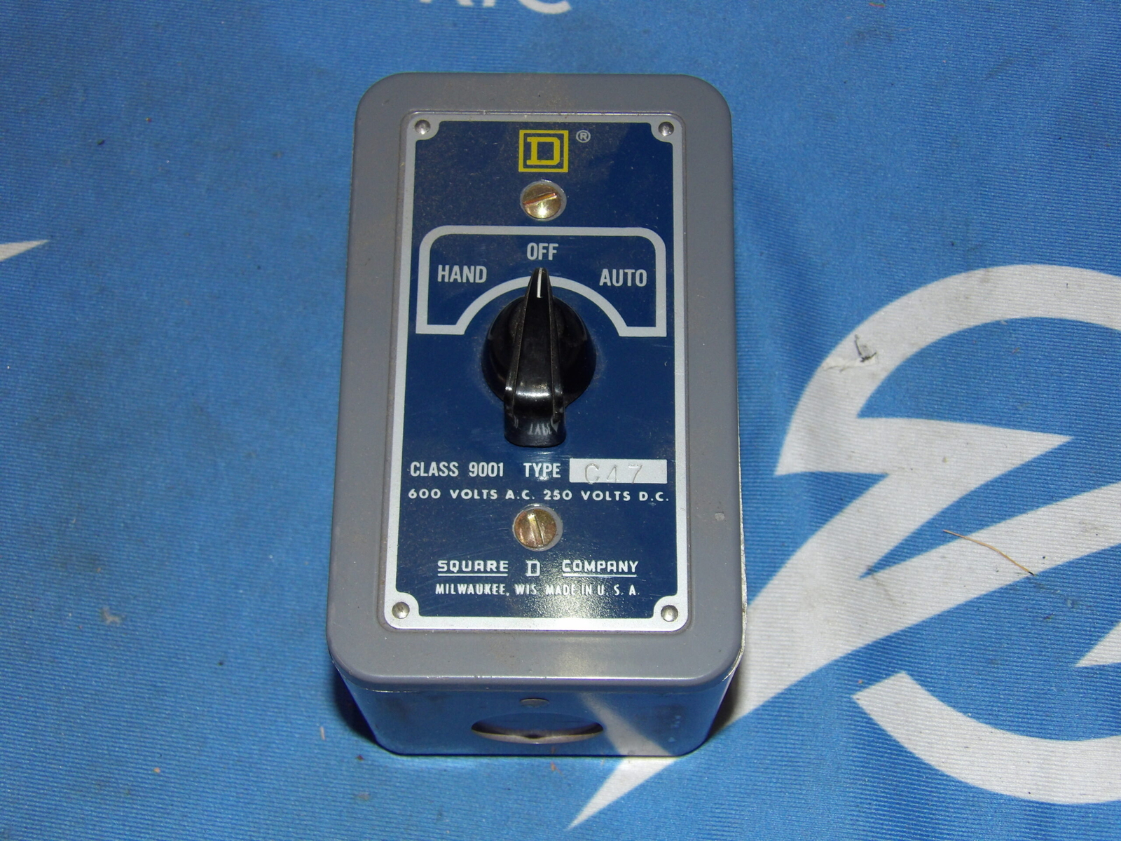 NIB Square D 9001 C-47 Hands Off Automatic Selector Switch + 1 Year Warranty