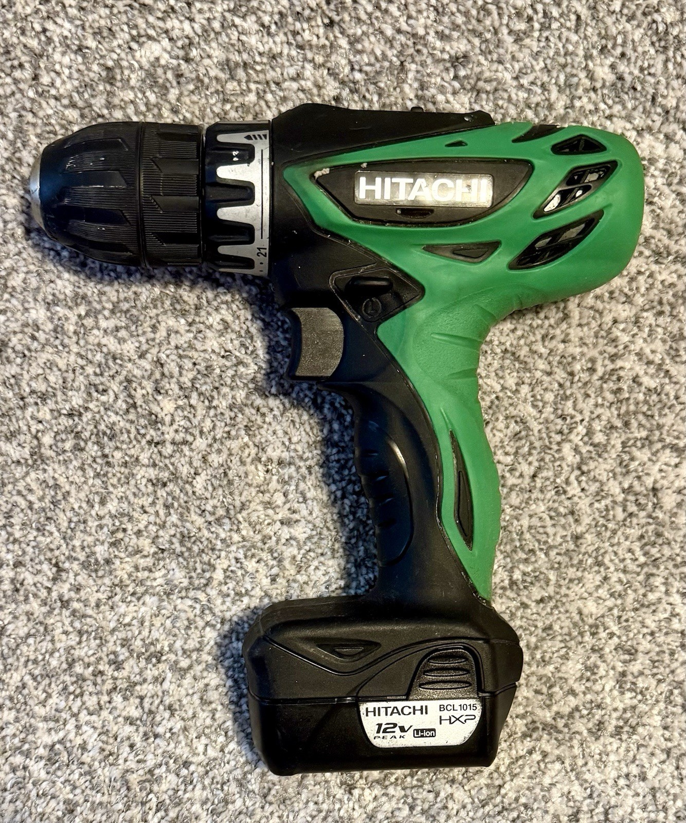 Hitachi DS10DFL 12V Cordless Drill Driver with Battery - Tested/Working