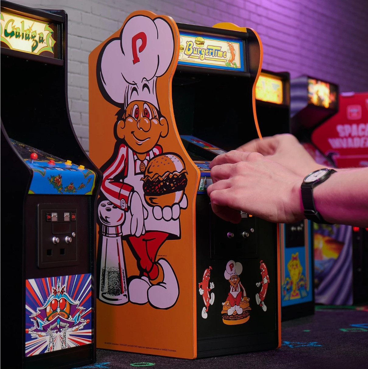 Numskull Quarter Arcades Burger Time Collector's Edition Mini Arcade - Retro 1/4