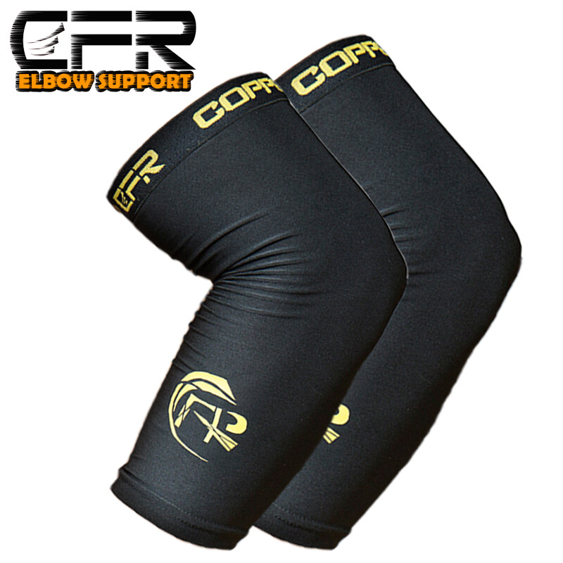 Copper Elbow Brace Compression Support Sleeve Arthritis Tendonitis Joint Pain HB