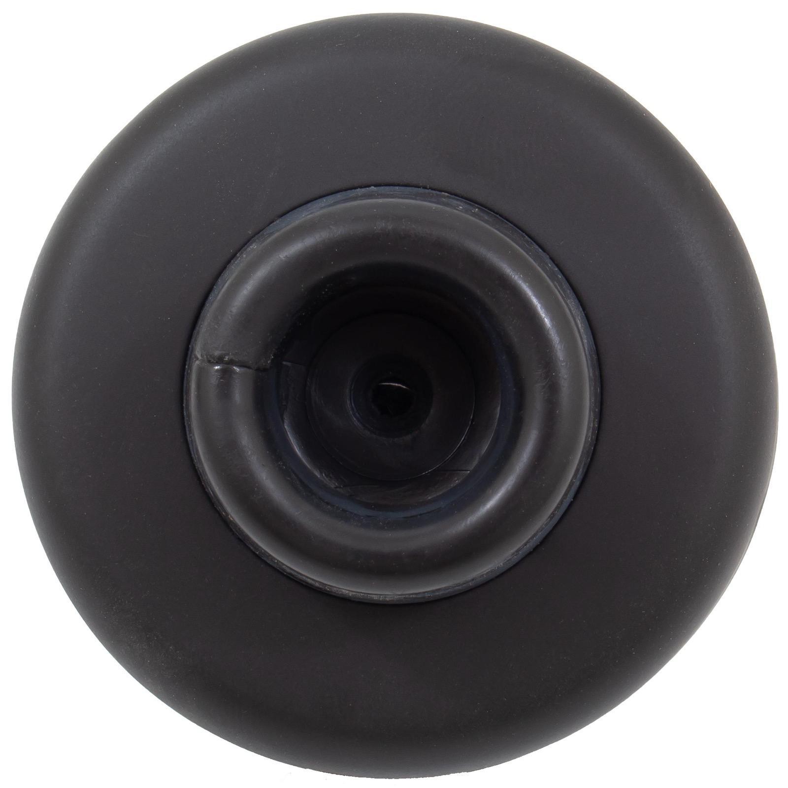 Concave Wall Door Stop, 2-1/4 Inches, Matte Black by Stone Harbor Hardware