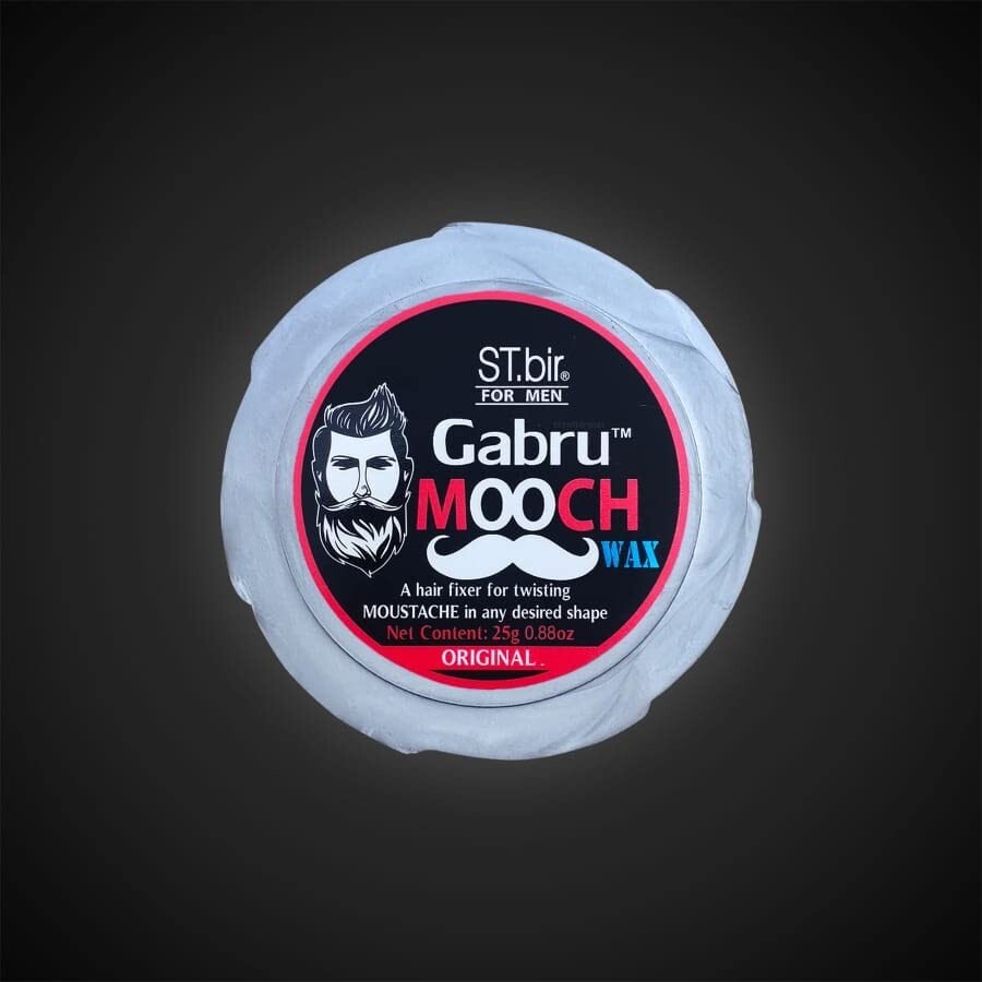 2x St.Bir Gabru Mootch Wax  Fixer For Twisting Moustache In Desired Shape 75g