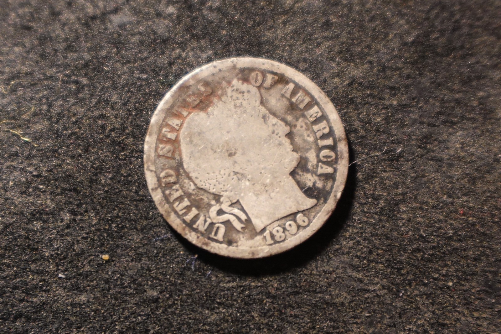1896-O Bold looking Full Date Barber Liberty Dime Reverse HZX