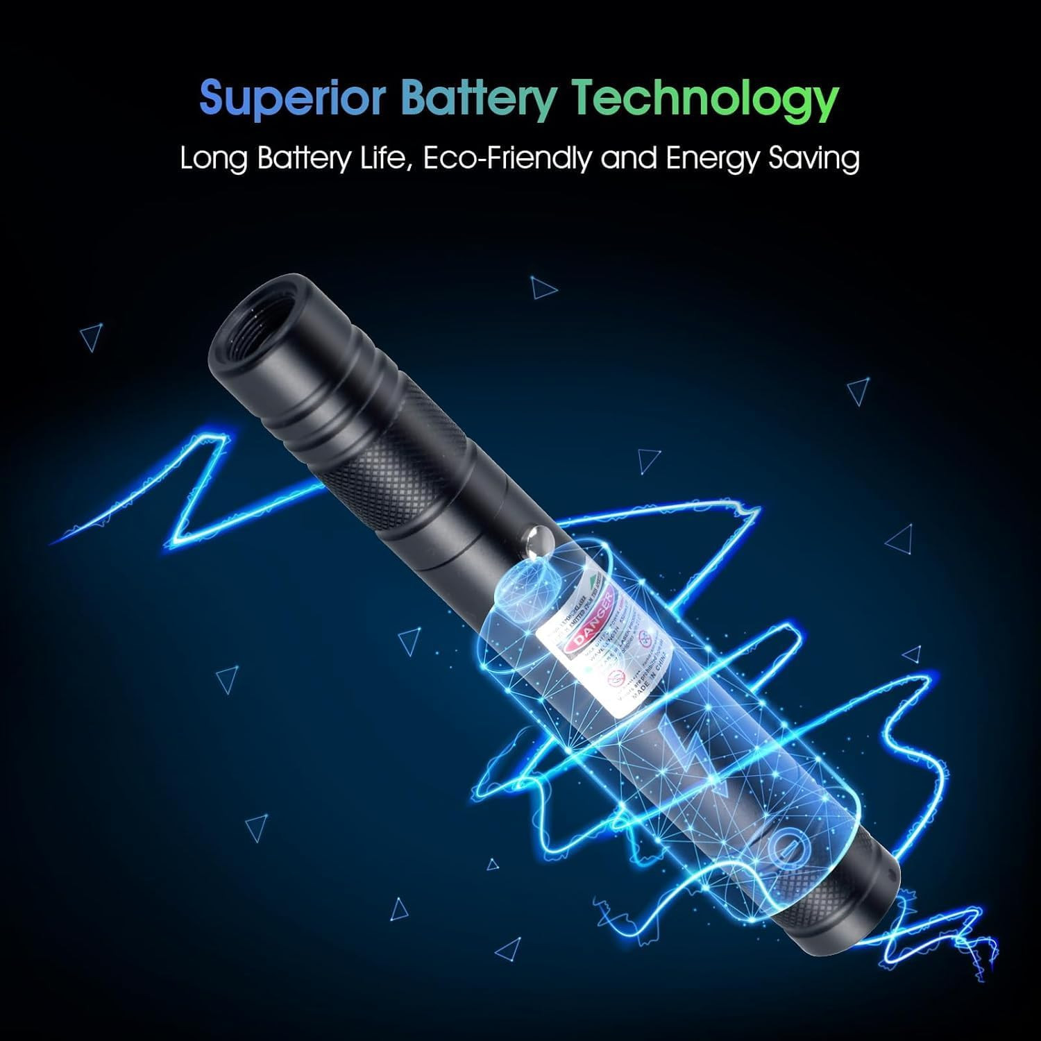 USB-C Rechargeable Green Laser Pointer - Advanced Long-Range Laser Pointer High