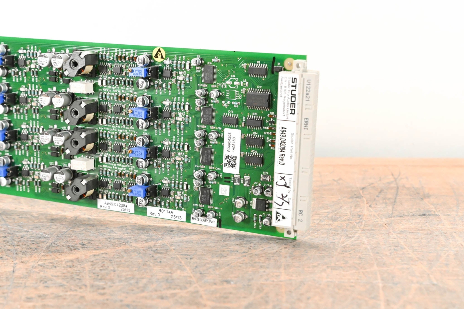 Studer 8-Channel Analog Line Out Card for D21m & D23m Modular I/O System CG01HAS