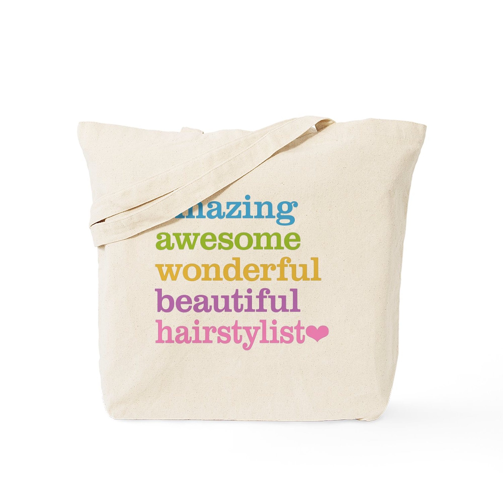 CafePress Hairstylist Natural Canvas Tote Bag, Cloth Shopping Bag (1426809697)
