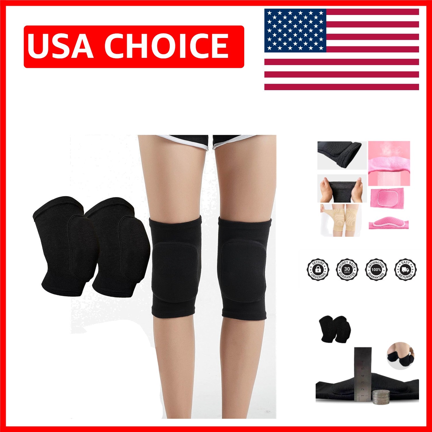 Multi-Sport Knee Support Brace for Adults - Breathable & Moisture-Wicking Relief