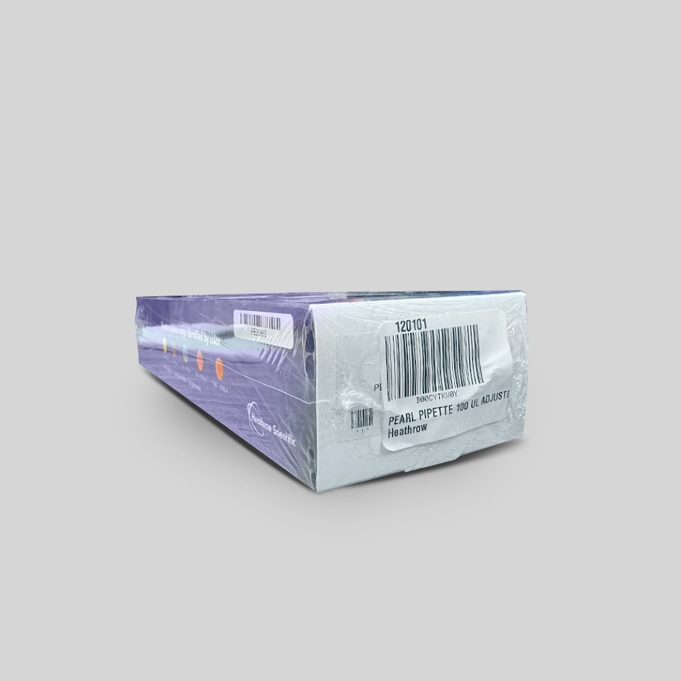 Heathrow Scientific Pearl Pipette 100 µL Adjustable Volume, Model HS120101