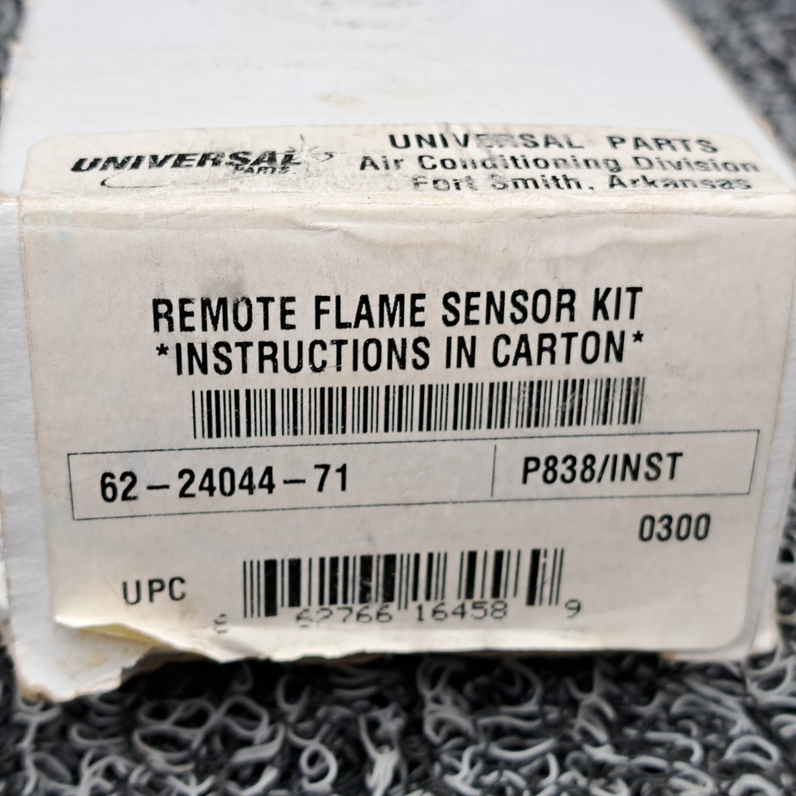 Universal Parts 62-2444-71 Remote Flame Sensor Kit