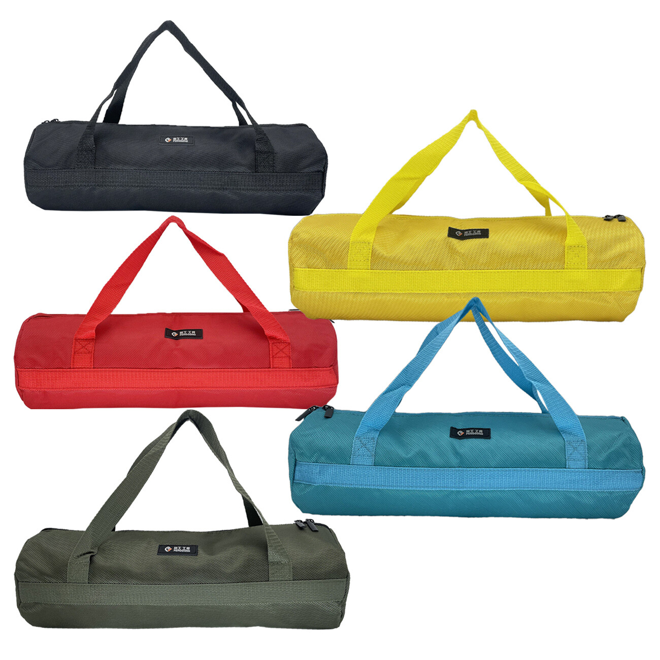 Tool Bag with Zippers Multi Purpose Waterproof Storage Pouch Tote large space