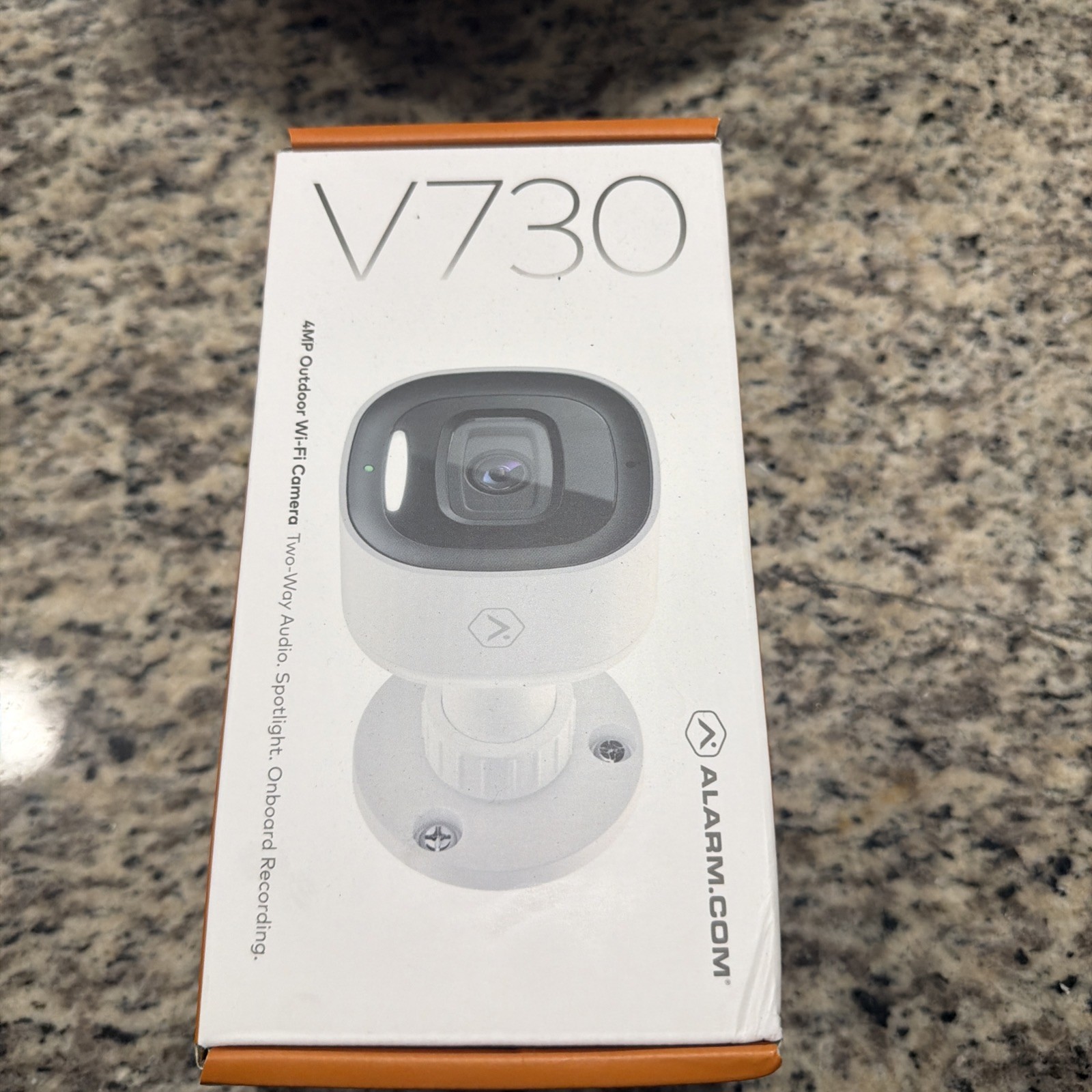Alarm.com V730 4MP Outdoor WiFi Security Camera Spotlight Two-Way Audio