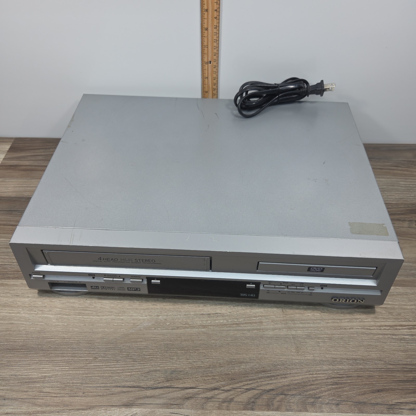Orion DVCR2002A DVD VCR Combo Player 4 Head Stereo Tested Good No Remote