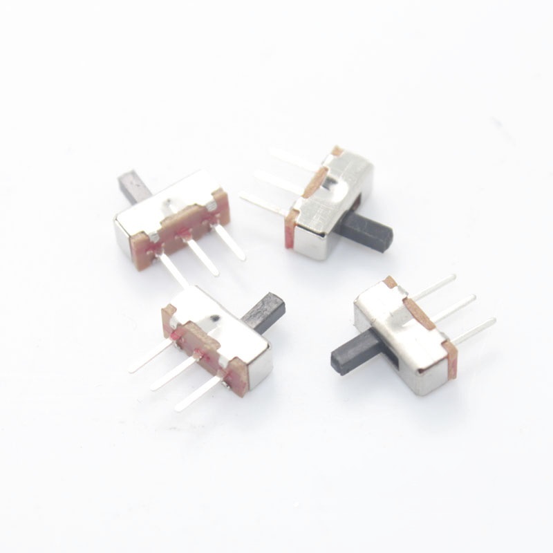 30pcs NEW SS12D00G4 SPDT 1P2T 2 Position 3 Pin PCB Panel Vertical Slide Switch