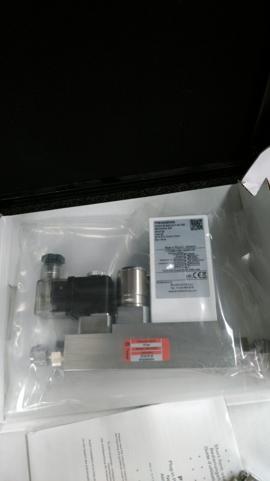BRONKHORST FG-201CS-BGD-22-V-AA-C5S High Performance Mass Flow Controller