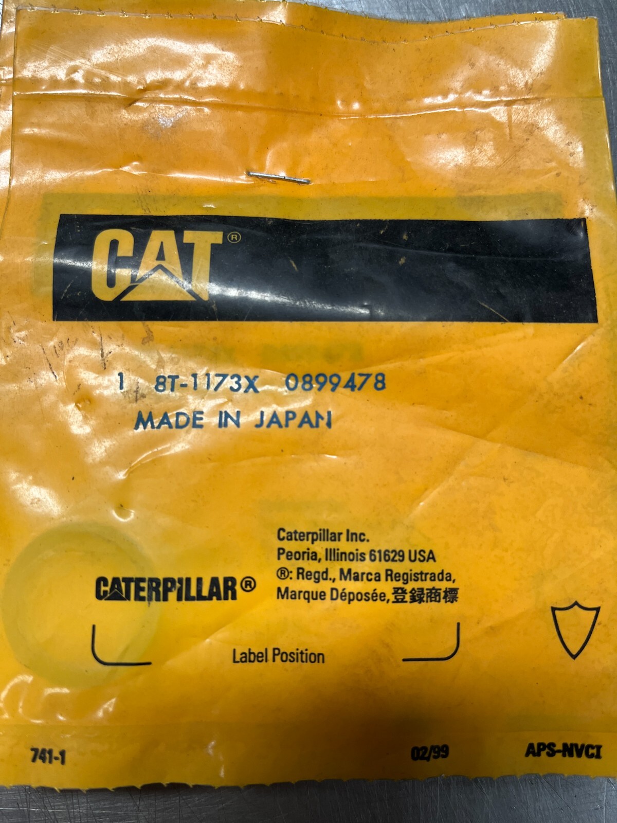 8T1173  Genuine  OEM  CAT  SEAL  Caterpillar  8T-1173