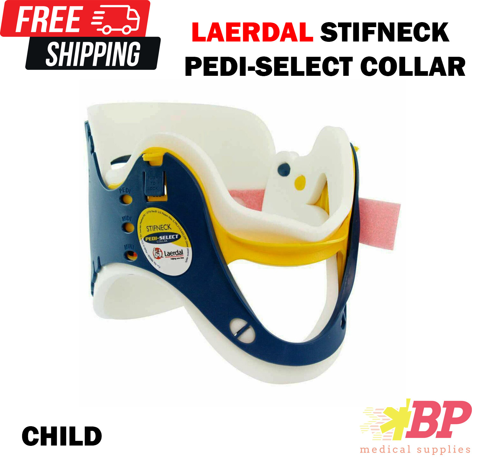 Stifneck Pedi-Select Extrication Cervical Collar 980020 Pediatric Child Size
