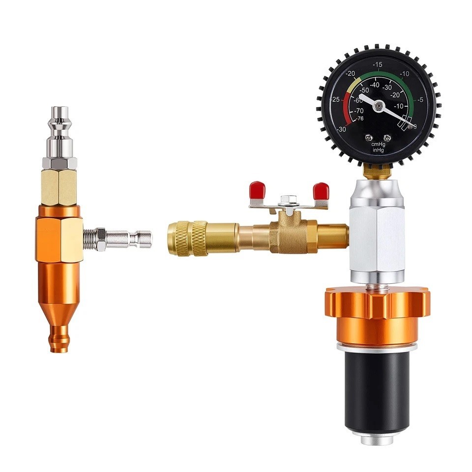 Radiator Vacuum Refill Kit Universal Car Cooling System Vacuum & Fill Kit