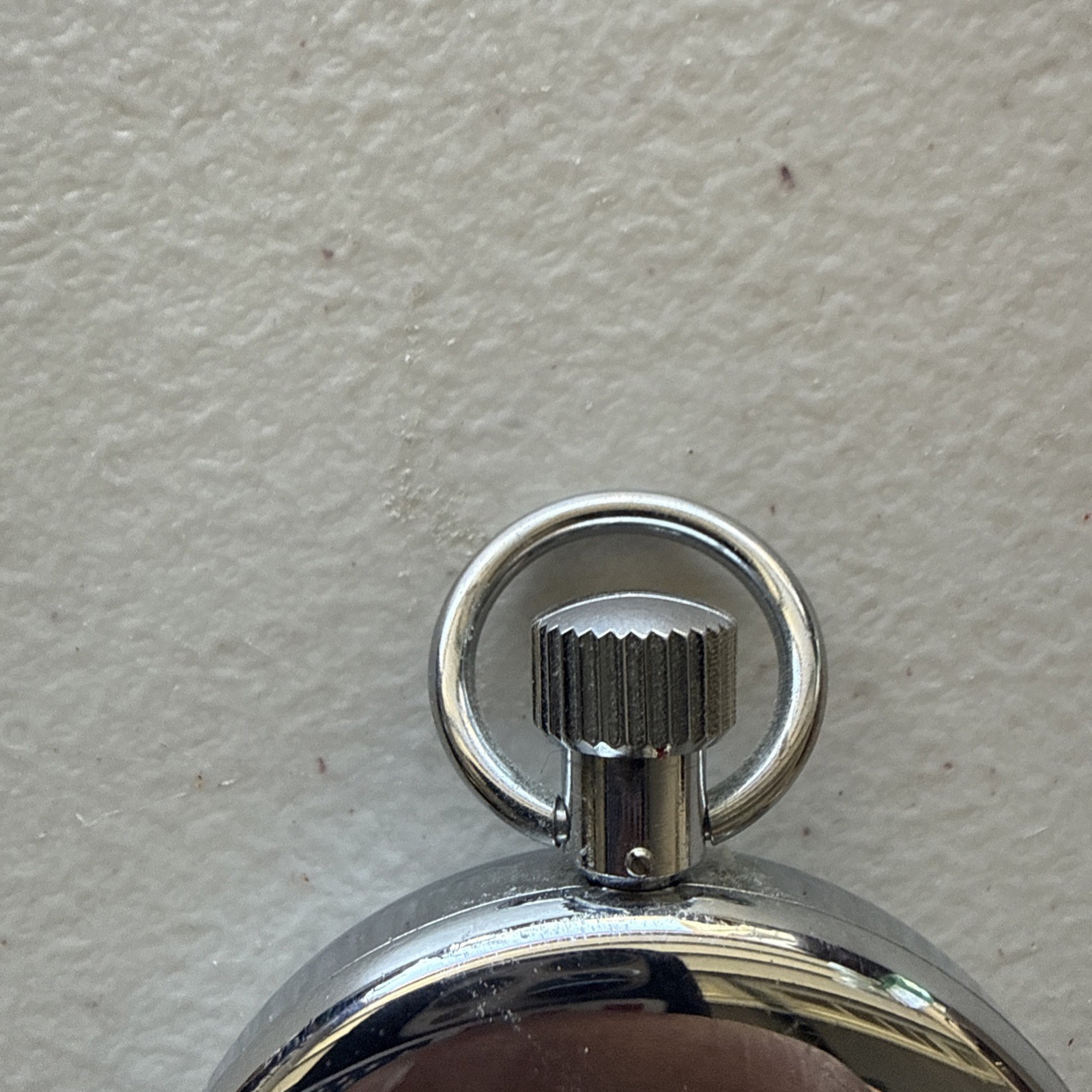 Vtg JUNIOR Swiss Made Pocket Timer Stop Watch **READ