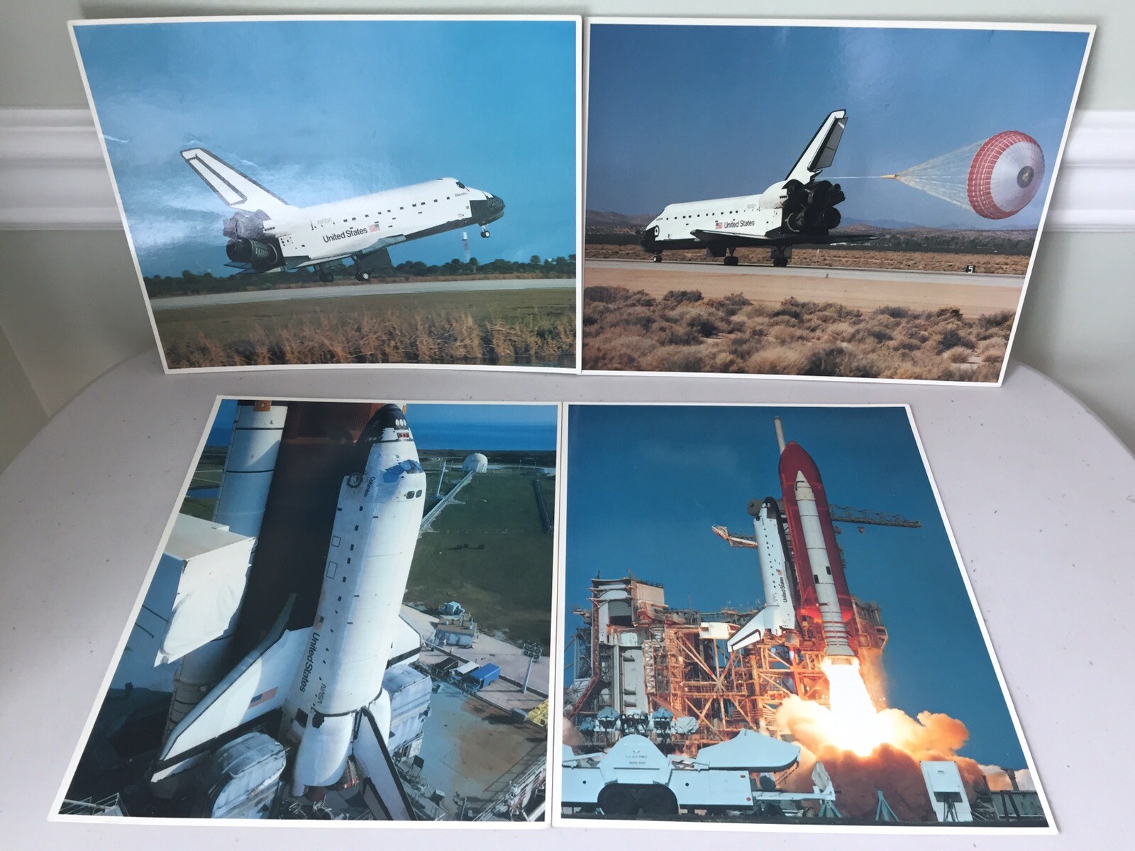 Space Shuttle Collection Prints Sts-68 Endeaver Landing Edwards Air Force Base