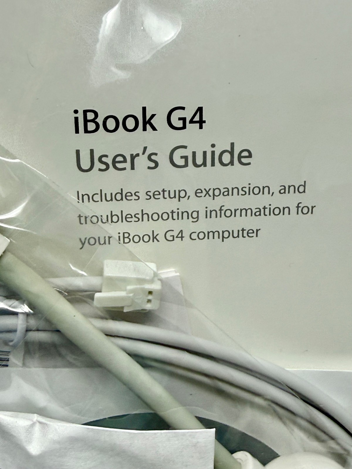 Apple iBook G4 Install Discs Cord User's Guide Sealed Setup Package