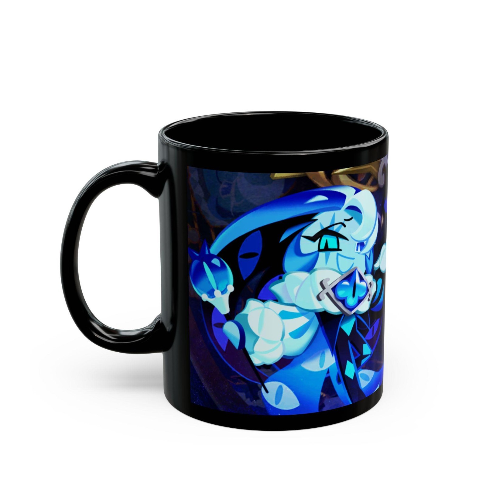 Shadow Milk Cookie Character Mug, Cookie Run: Kingdom Coffee Cup Gamer Gift