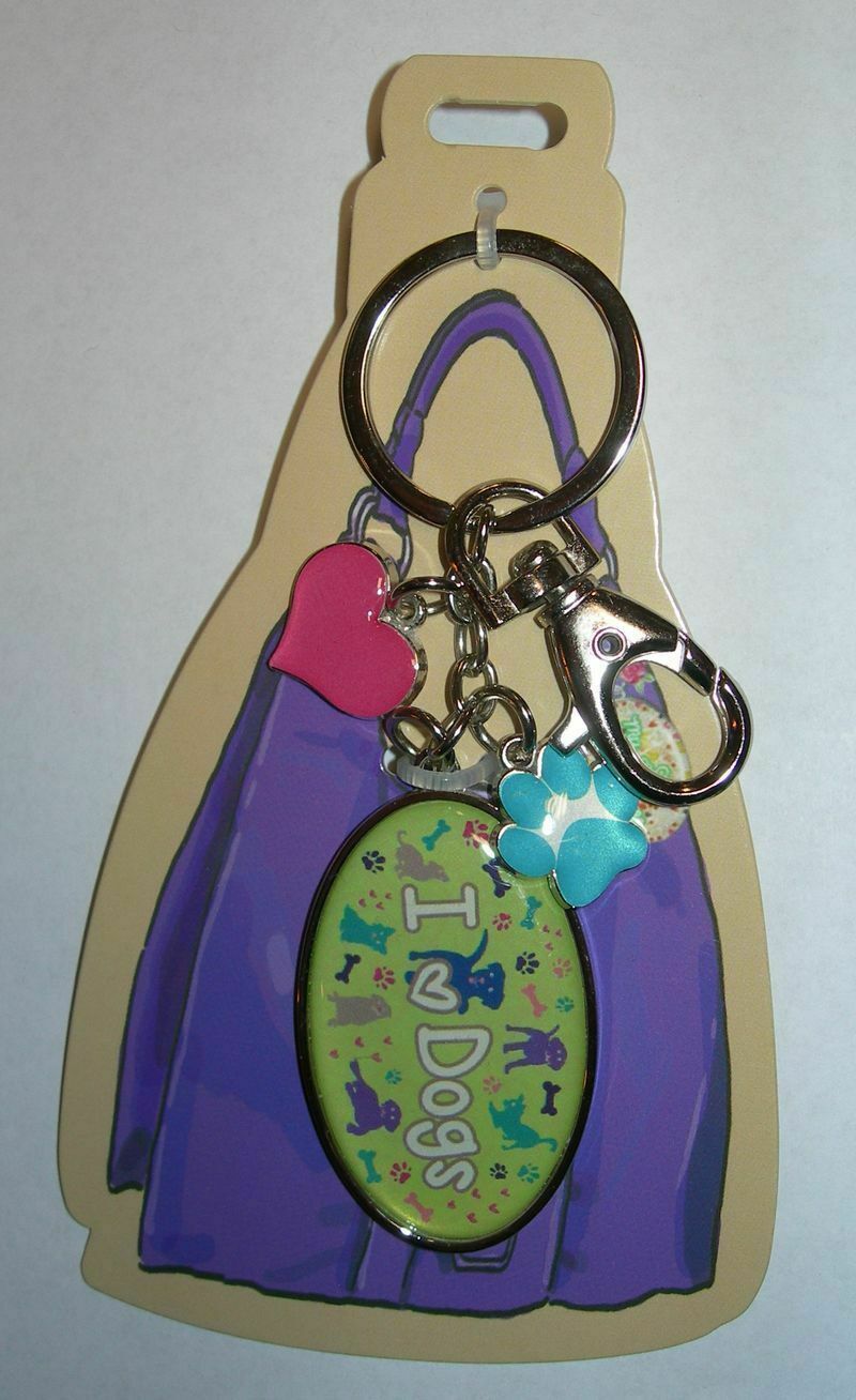 Keychain My Beauty Tree I Hang on You! I Love Dogs Sheepworld 42600