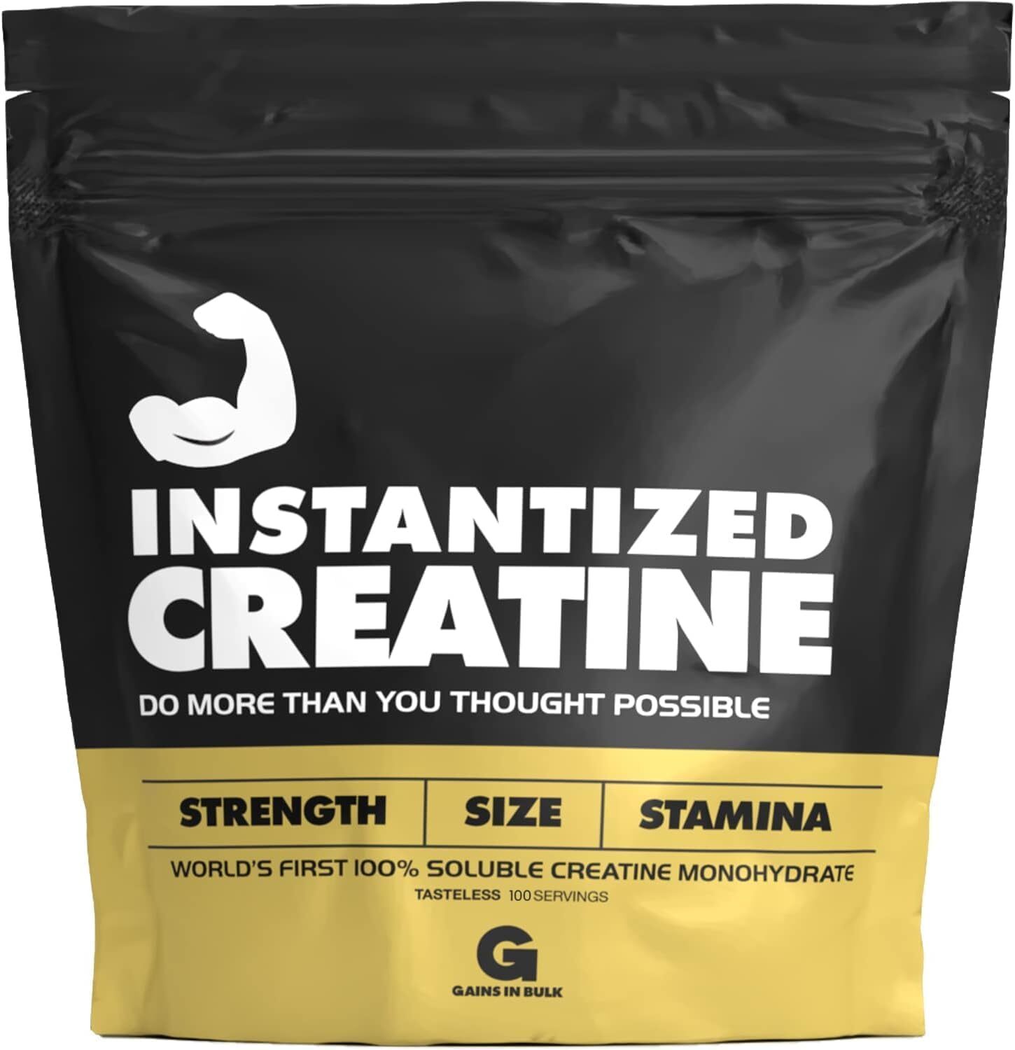 Instantized Creatine Monohydrate Gains in Bulk, Strength, Performance, Muscle ✅✅