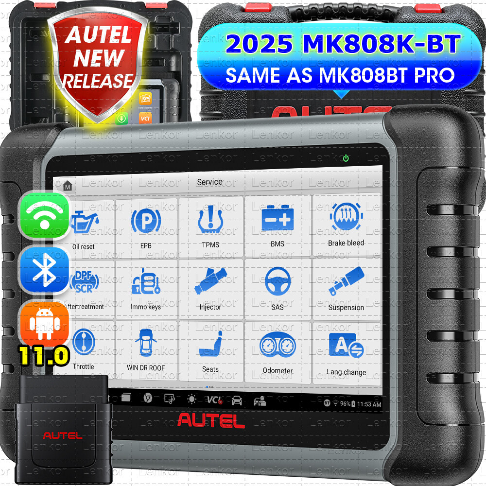 2026 Autel MaxiCOM MK808K-BT Scanner Full Bidirectional Tool Same as MK808BT Pro