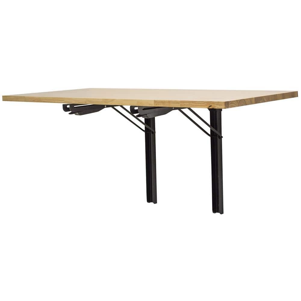 Folding Workbench Wall Mount Table 4ft Space Saver Shop Heavy Duty NEW