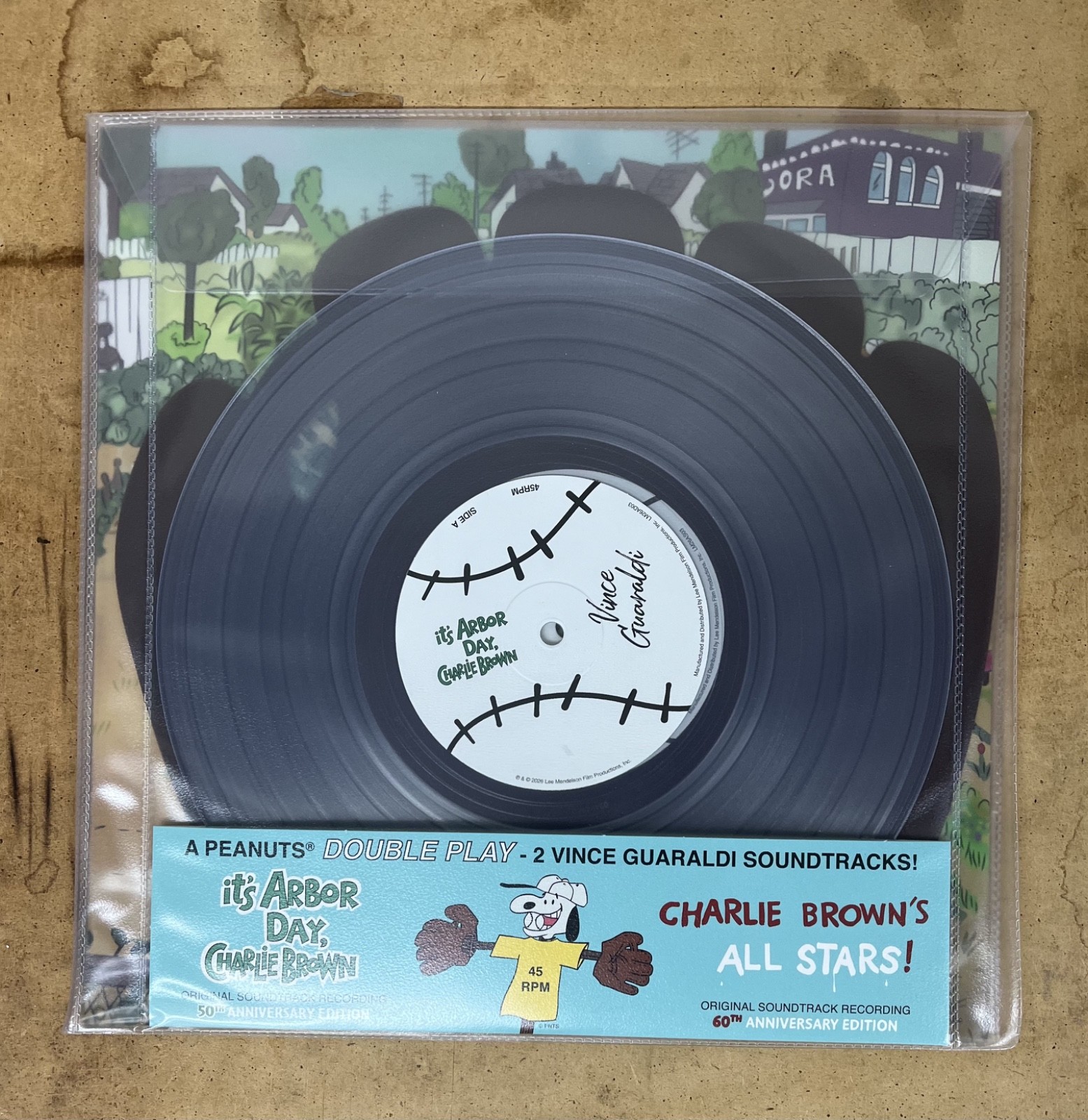 VINCE GUARALDI IT'S ARBOR DAY CHARLIE BROWN CLEAR VINYL RSD 2026 NEW SEALED