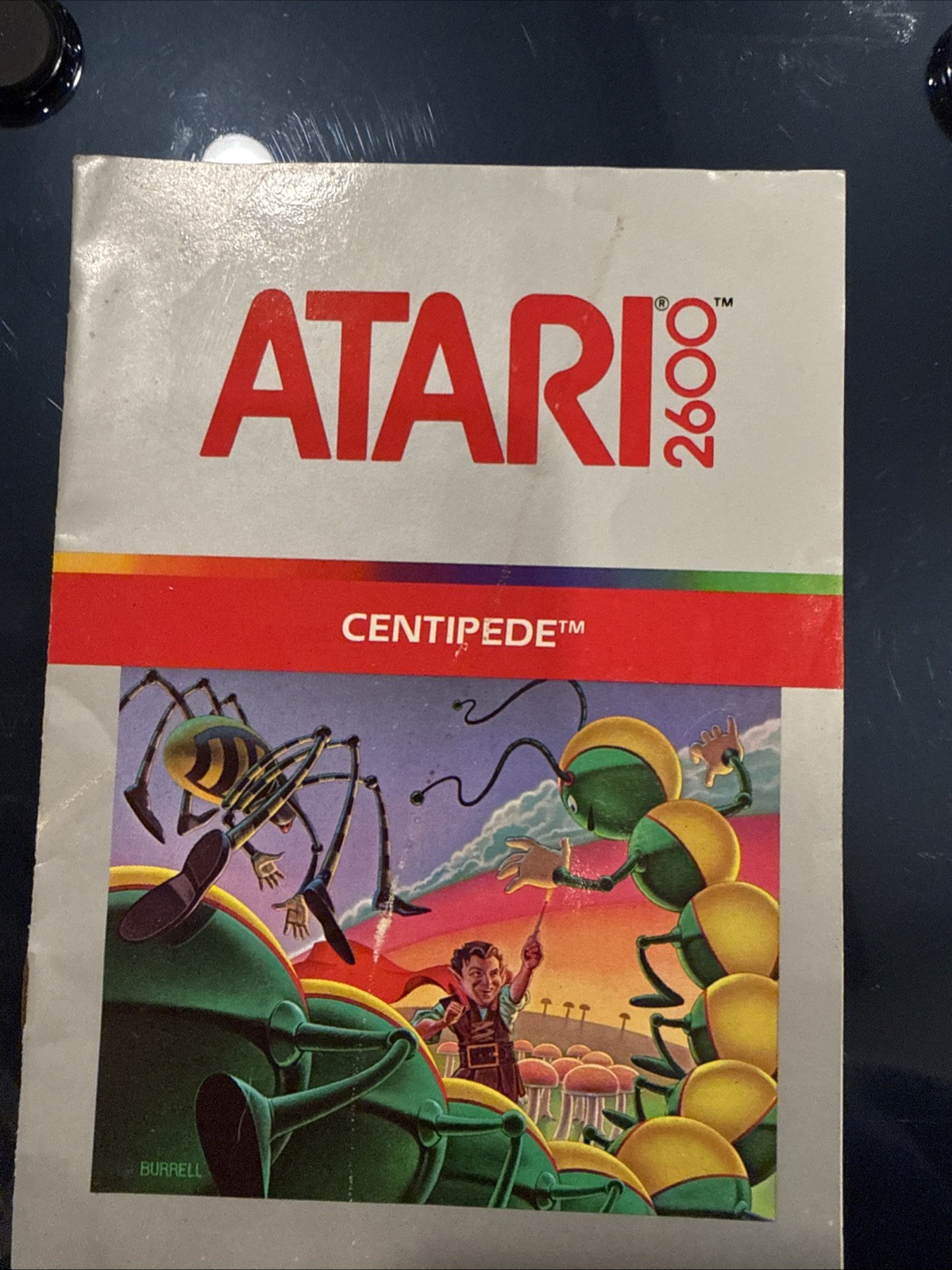 Centipede Atari 2600 Instruction Manual Only, No Game Included. Good Condition