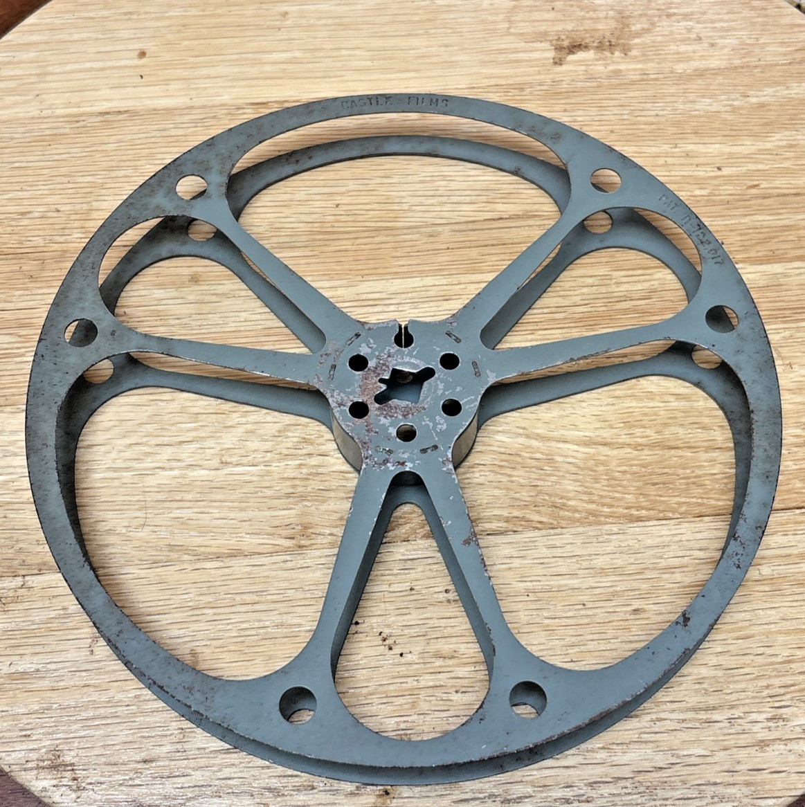 Vintage Castle Films 7" Metal Film Movie Reel