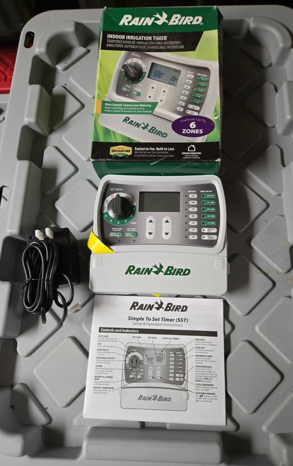 Rainbird 6 Zone Indoor Irrigation Timer Model SST New