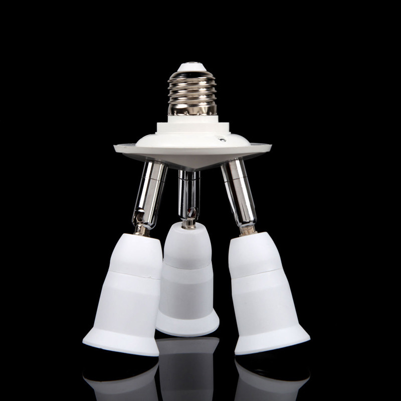 3/4/5 in1 Adjustable E27 Base Light Lamp Bulb Adapter Holder Socket Splitter