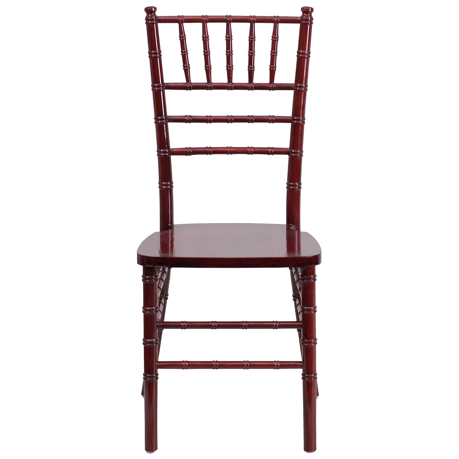 Bowery Hill 36.25''H Transitional Wood Chiavari Dining Chair in Mahogany