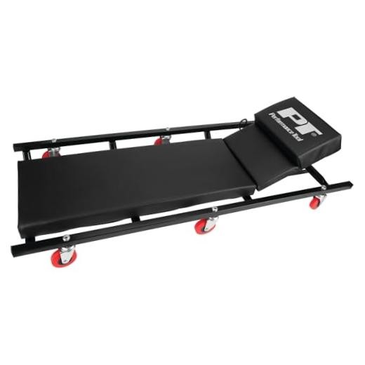 W85005 40-Inch 6-Caster Rolling Shop Creeper with Adjustable Cushioned