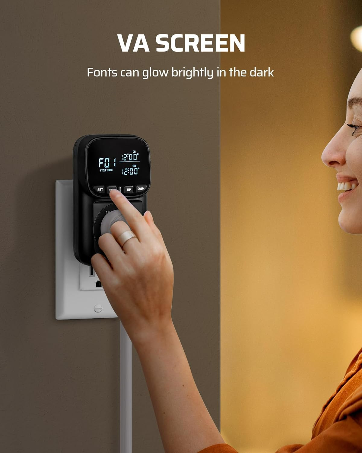 Digital Temperature Controller, Heavy Duty 15A/1800W Thermostat