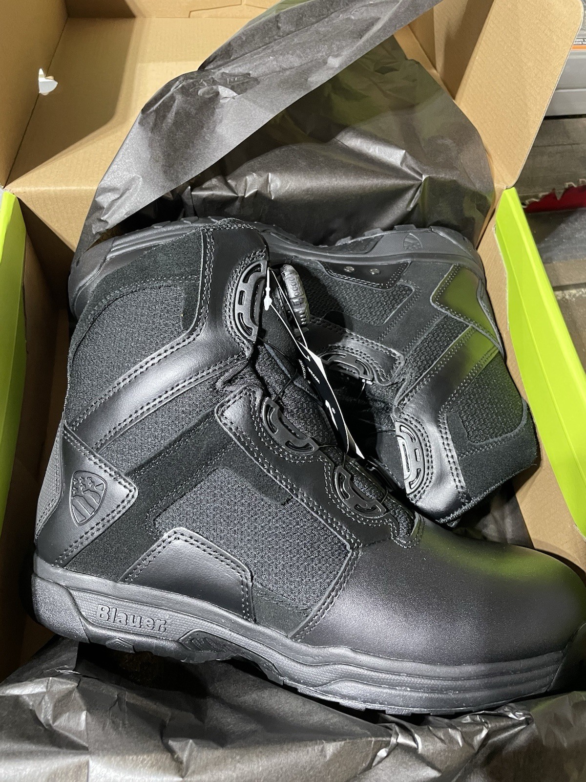 BLAUER Tactical Boots Men's 6" Clash Black Size 10.5 Style FW016LT