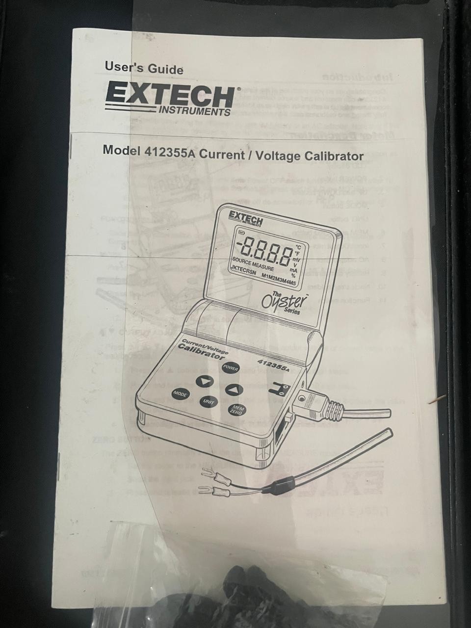 EXTECH MULTIMETER MODEL 412355A Current/Voltage Calibrator - EXCELLENT