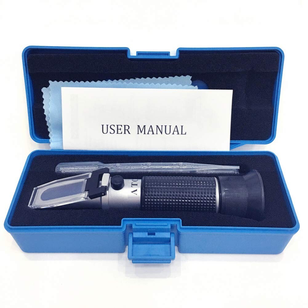 Accurate Brix Refractometer with Automatic Temp Compensation for Fermentation