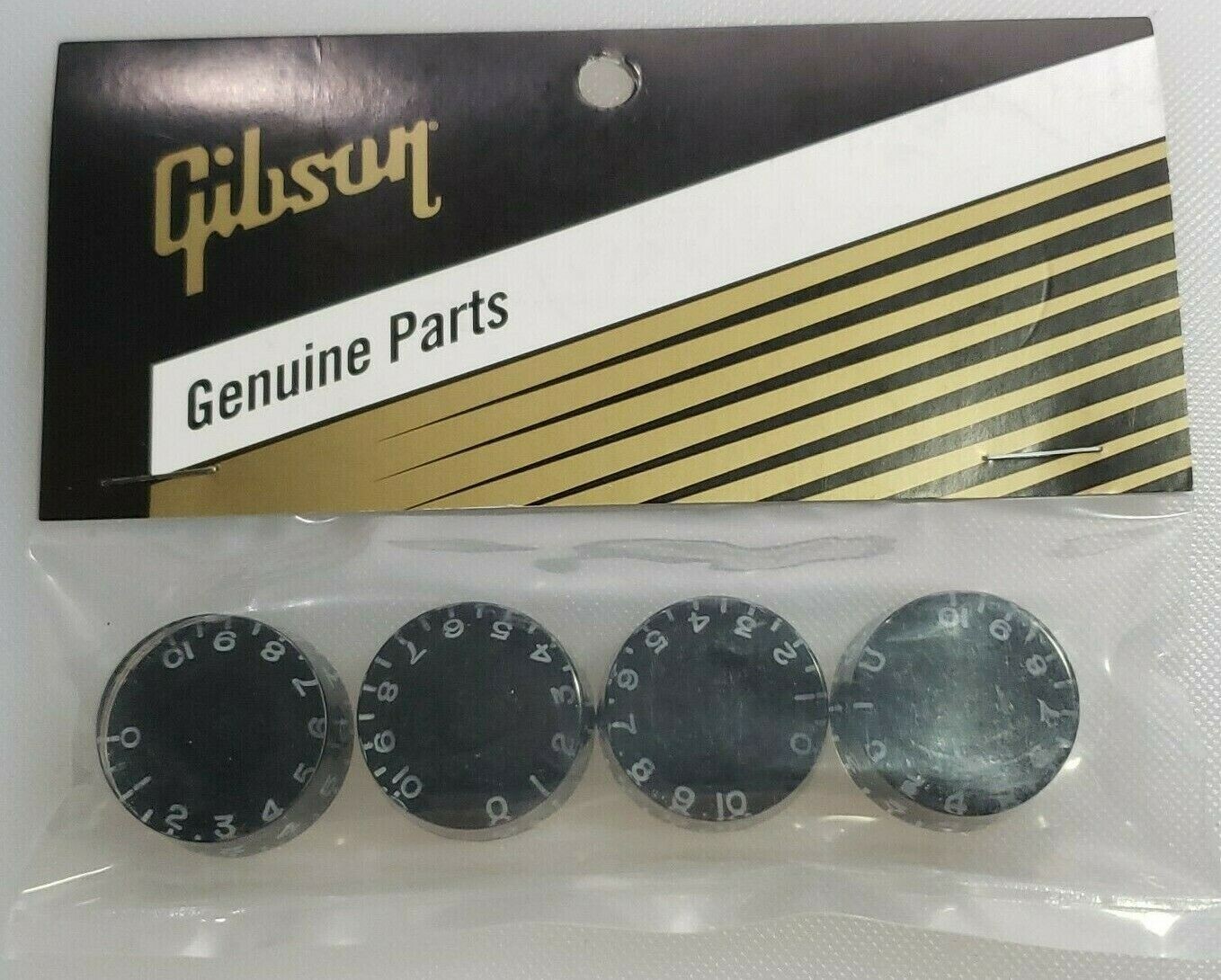 GIBSON® Black Speed Knobs Set Oem Guaranteed Genuine *FREE SHIPPING*