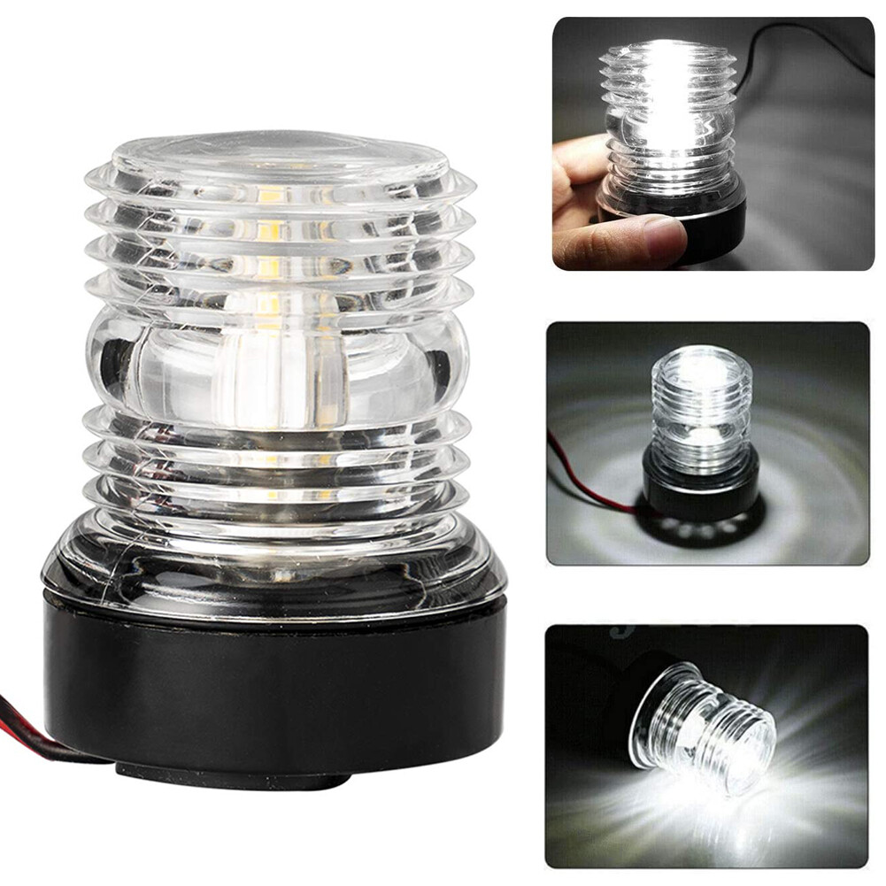 360 Degree Marine Boat Yacht Stern Anchor Navigation LED Light All Round White