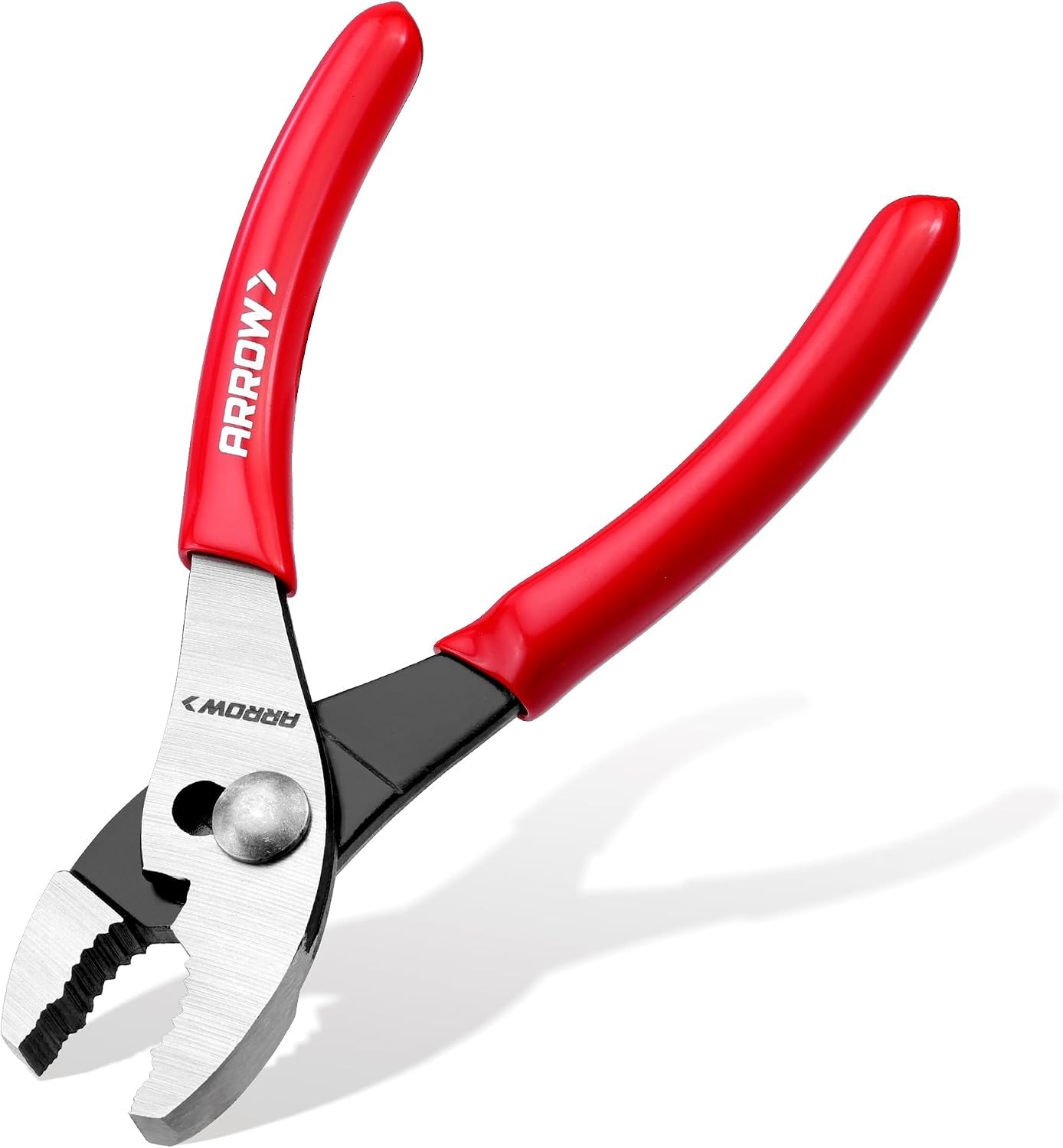 ARROW 6" Slip Joint Pliers, Small Pliers with Thick Dip-Grip Handle | High Carbo