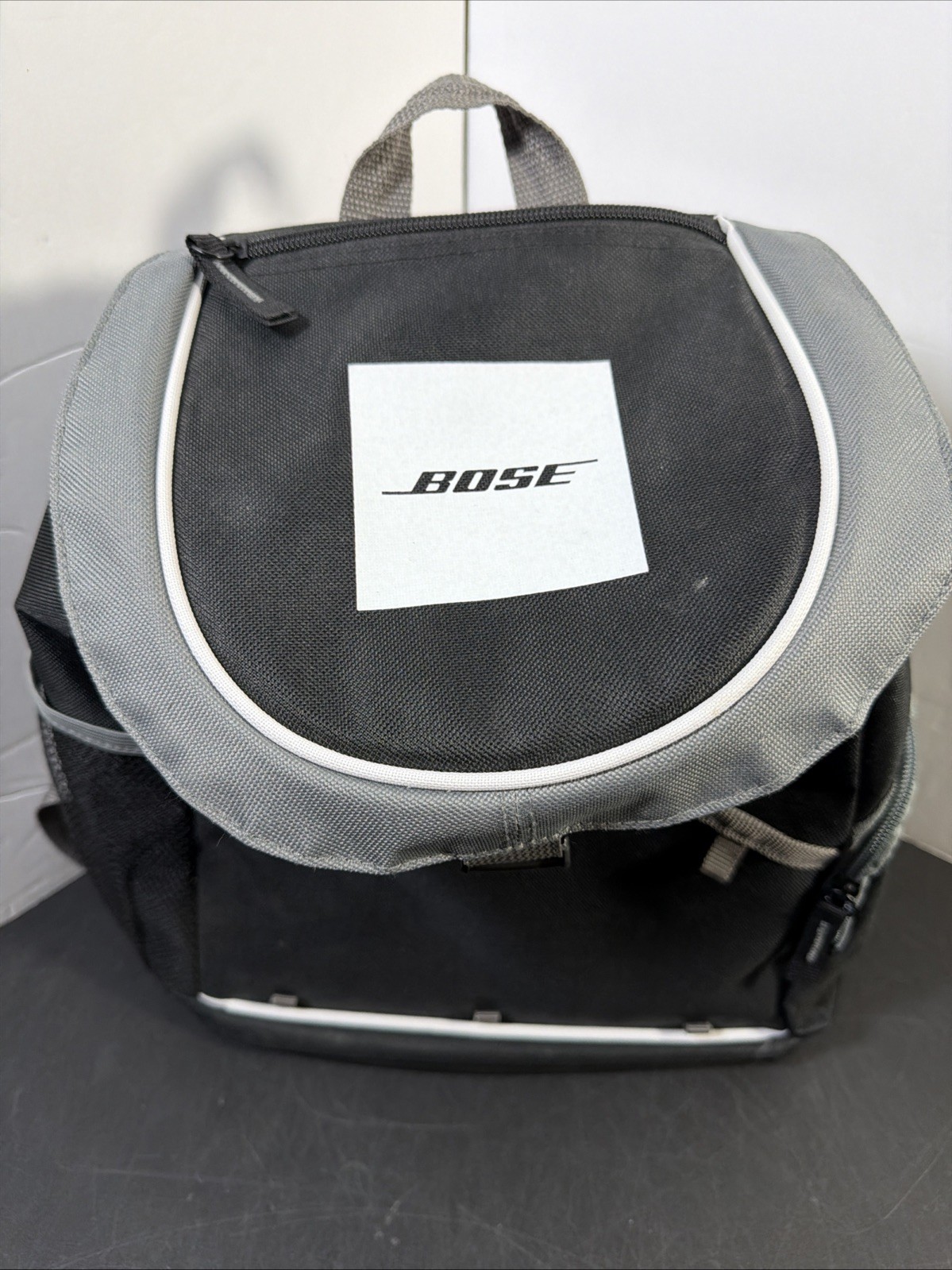 Bose 13" Inch Insulated Cooler Mini Backpack Black Gray White