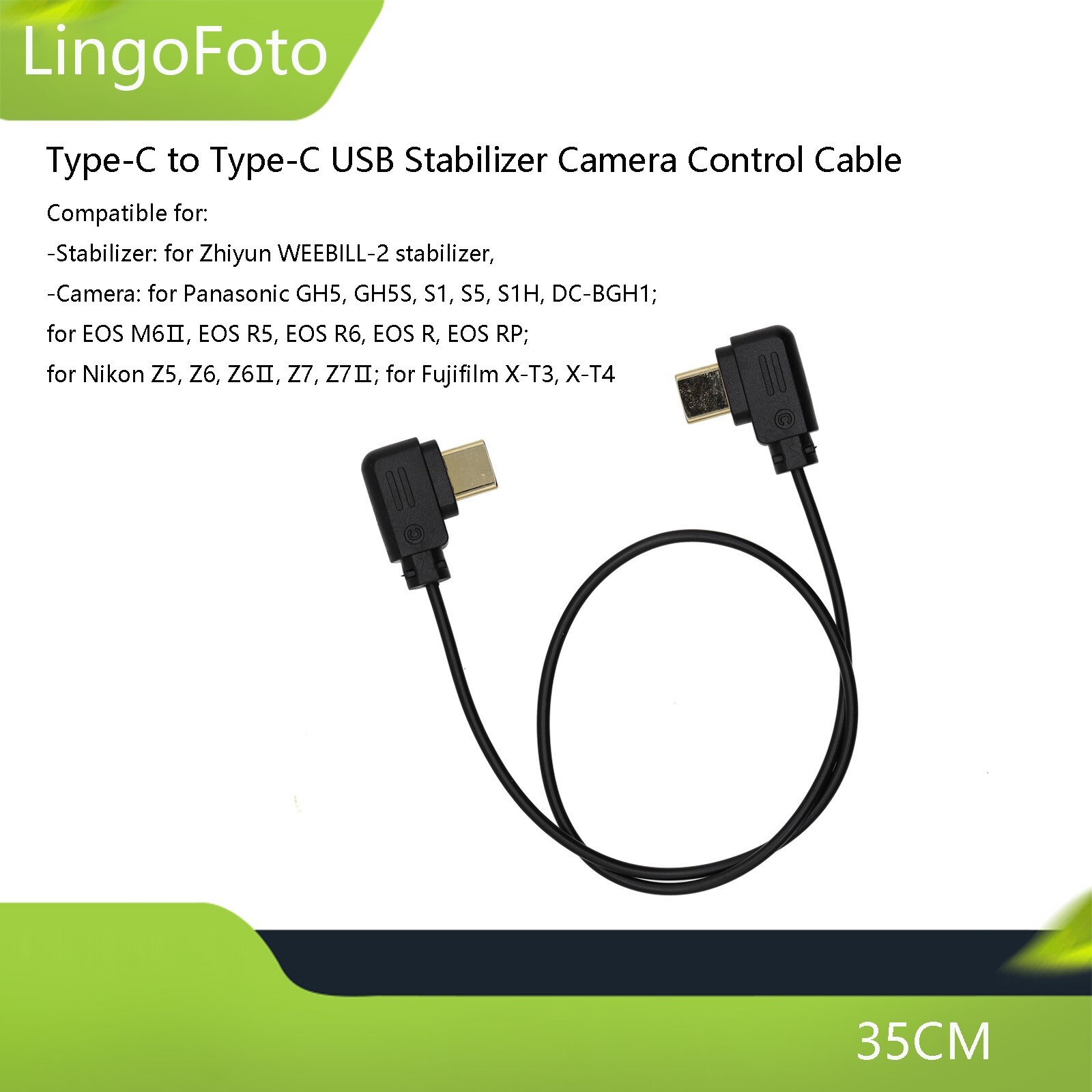 Type-C USB Stabilizer Camera Control Cable for Zhiyun WEEBILL-2 for Panasonic