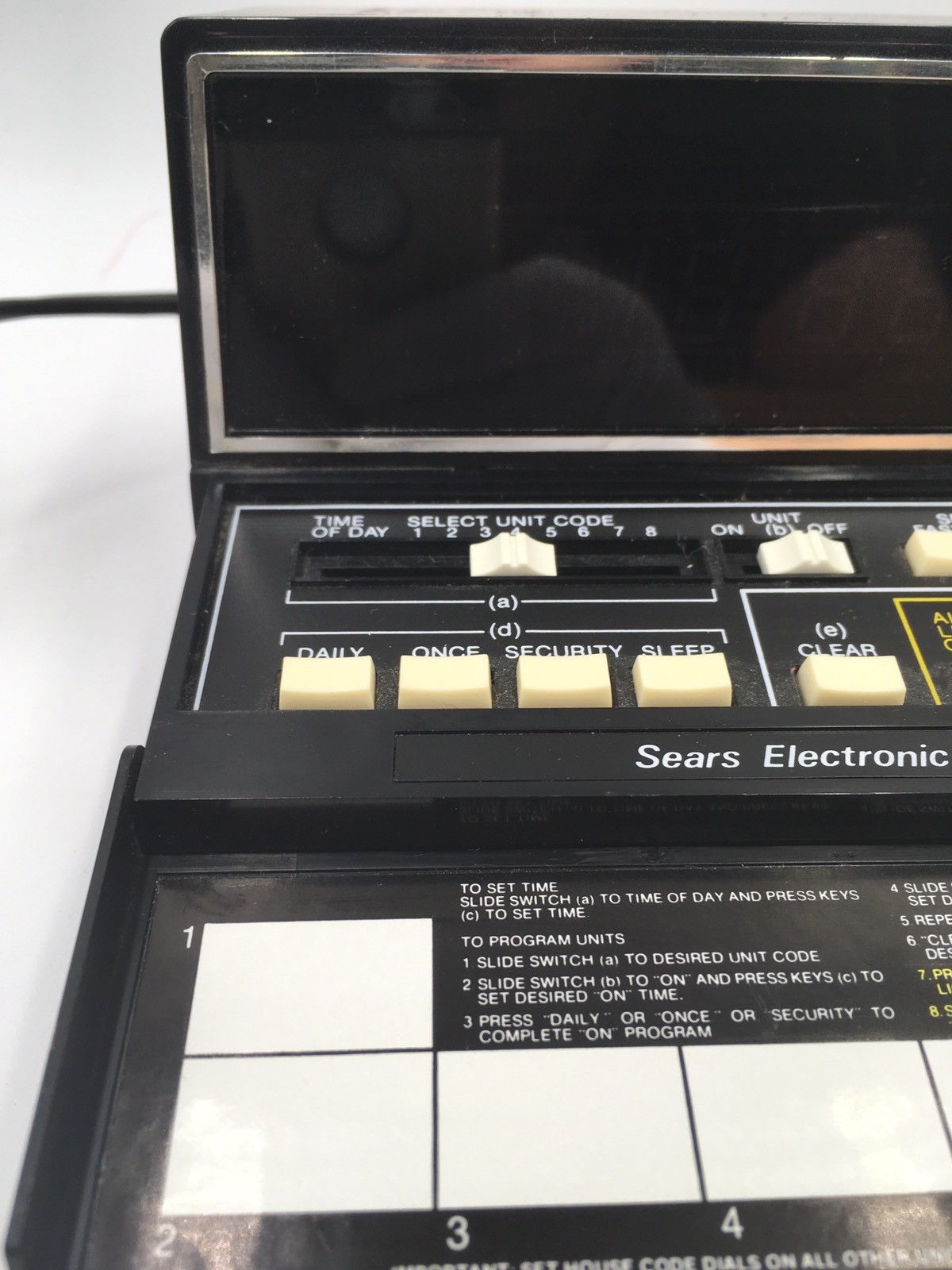 Sears Whole-House Console Timer 473.75100.0 programmable whole house 75100