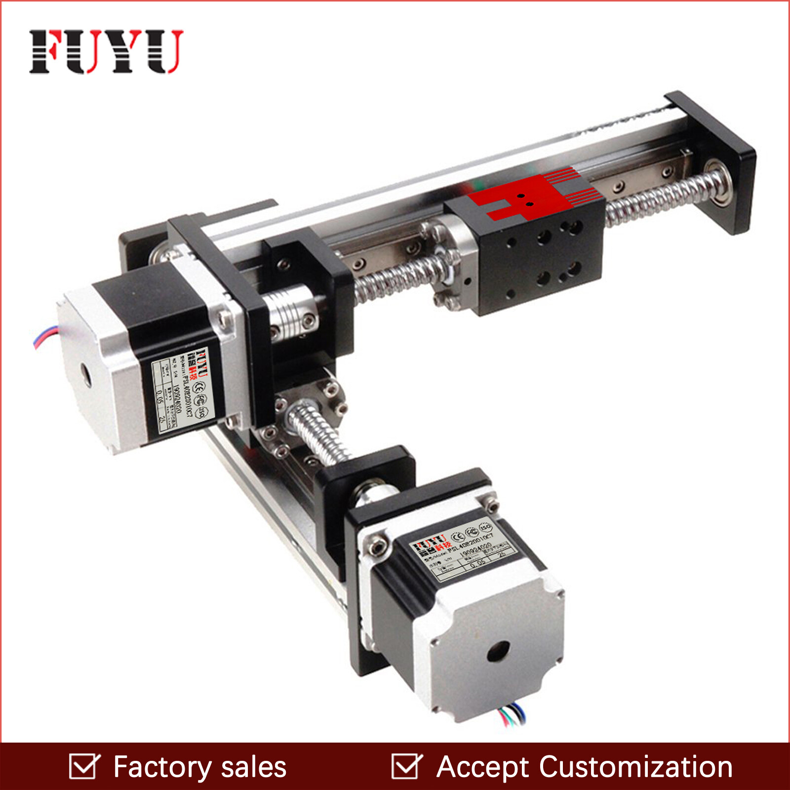 CNC Ball Screw XY Linear Stage Motion Actuator Guide Motorized Nema 23 Slide