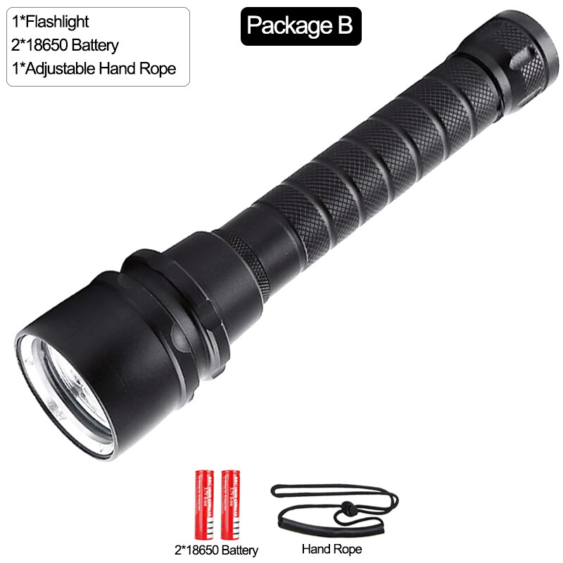 290000lm 5* LED Diving Flashlight Torch Scuba UnderWater Lantern Light