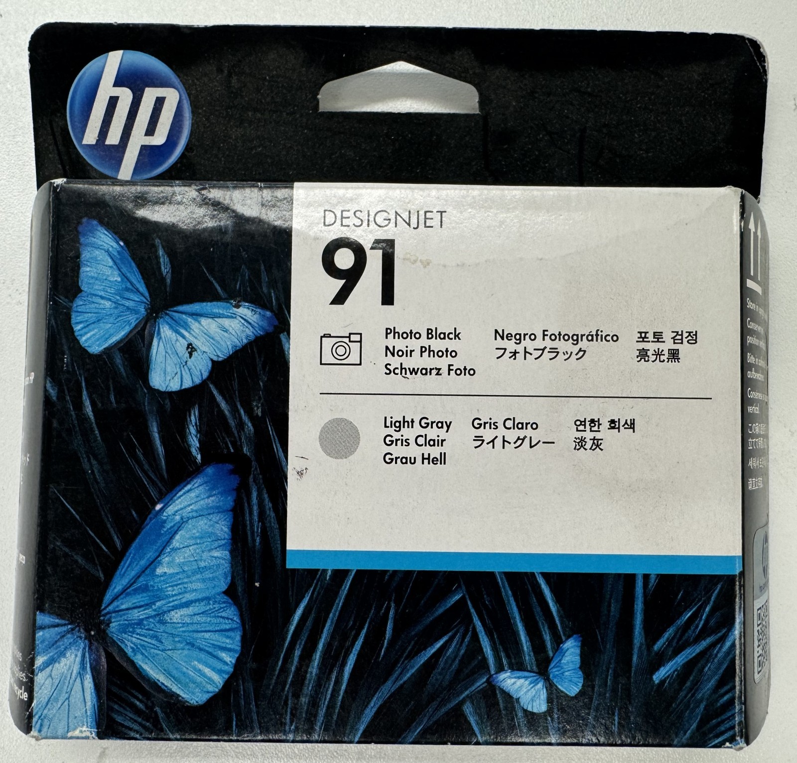 2019 GENUINE HP 91 Photo Black/Lt Gray PRINTHEAD DESIGNJET Z6100 C9463A NEW SEAL